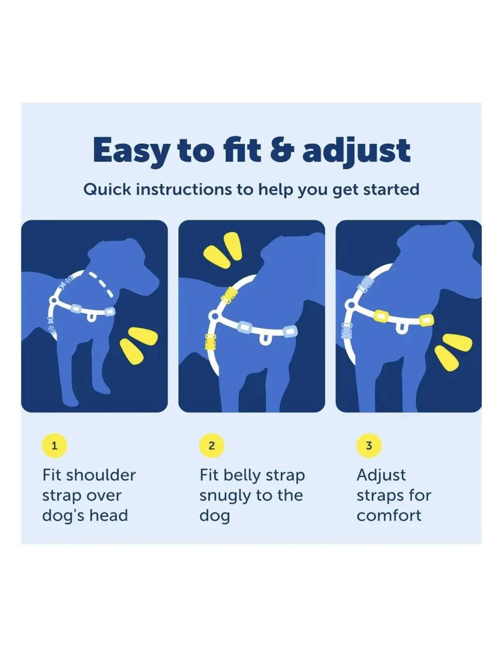 M/L PetSafe Easy Walk No-Pull Dog Harness Control & Teach Better Leash Manners